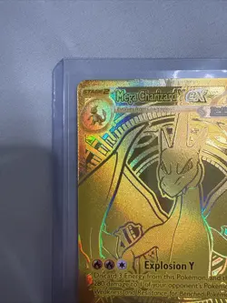 Pokemon Mega Charizard Y EX 294/214 Gold Hyper Rare NM/MINT Clean Copy - Image 3