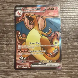 Charizard EX 183/165 Scarlet & Violet 151 Ultra Rare Near Mint Condition - Image 1