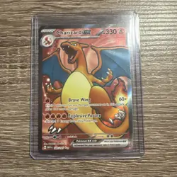 Charizard EX 183/165 Scarlet & Violet 151 Ultra Rare Near Mint Condition - Image 3