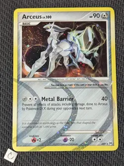 Arceus AR9 - Platinum Arceus Holo Rare Pokemon TCG LP VLP - Image 1