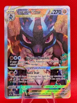 LUCARIO VSTAR SWSH291 HOLO P SWORD & SHIELD PROMO POKEMON DMG LUCARIO VSTAR - Image 1