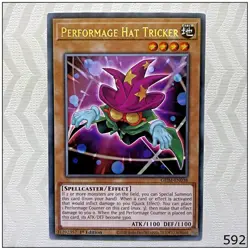Performage Hat Tricker - GEIM-EN038 - Rare 1st Edition Yugioh - Image 1