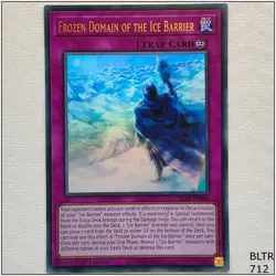 Frozen Domain of the Ice Barrier - BLTR-EN008 - Ultra Rare 1st Edition Yugioh - Image 1