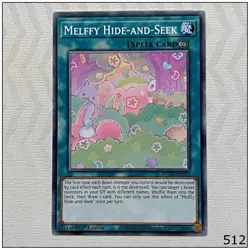 Melffy Hide-and-Seek - ROTD-EN057 - Common 1st Edition Yugioh - Image 1