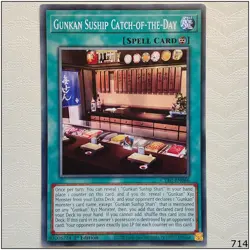Gunkan Suship Catch-of-the-Day - CYAC-EN066 - Common 1st Edition Yugioh - Image 1