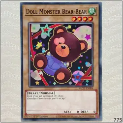 Doll Monster Bear-Bear - BACH-EN094 - Common 1st Edition Yugioh - Image 1