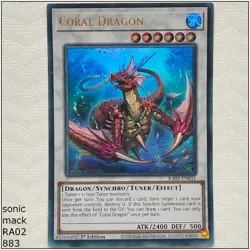 Coral Dragon - RA02-EN031 - 1st Edition Yugioh - Image 1