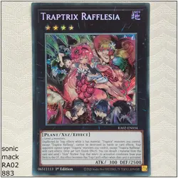 Traptrix Rafflesia - RA02-EN034 - 1st Edition Yugioh - Image 1