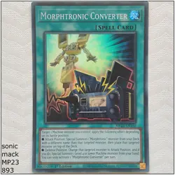 Morphtronic Converter - MP23-EN150 - Super Rare 1st Edition Yugioh - Image 1