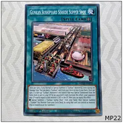 Gunkan Sushipyard Seaside Supper Spot - MP22-EN159 - Common 1st Edition Yugioh - Image 1