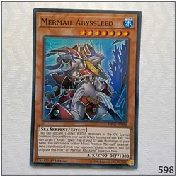 Mermail Abyssleed - SHVA-EN038 - Super Rare 1st Edition Yugioh - Image 1