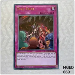 Trap Trick - MGED-EN152 - Rare 1st Edition Yugioh - Image 1