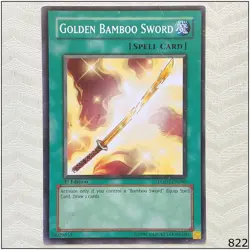 Golden Bamboo Sword - LODT-EN062 - Common 1st Edition Yugioh - Image 1