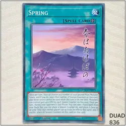 Spring - DUAD-EN073 - Common 1st Edition Yugioh - Image 1