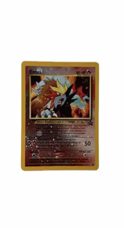 Pokemon TCG Entei 34/53 Wotc Promo Reverse Holo Card English Basic 80 HP - Image 1