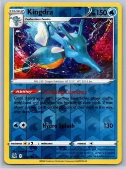 Kingdra - Reverse Holo - Lost Origin 037/196 Rare Pokemon Card NM - Image 1