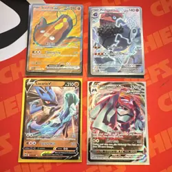 Pokemon V Lot - Stunfisk EX, Probopass, Lucario V, Metagross VMAX - 4 Cards - NM - Image 1