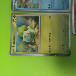 POKEMON 151 Promo Card Set Charmander, Bulbasaur & Squirtle 46/47/48 - Image 2