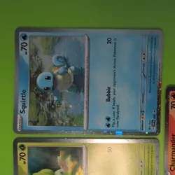 POKEMON 151 Promo Card Set Charmander, Bulbasaur & Squirtle 46/47/48 - Image 3