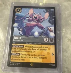 Lorcana Winterspell Ohana Means Family And Angel Experiment Non Foil Cards - Image 2