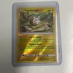 Pokemon Card Togedemaru Cosmic Eclipse Reverse Holo 73/236 Near Mint - Image 1