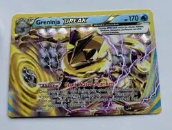 Greninja BREAK - 41/122 - Pokemon Breakpoint XY Ultra Rare Card NM - Image 1