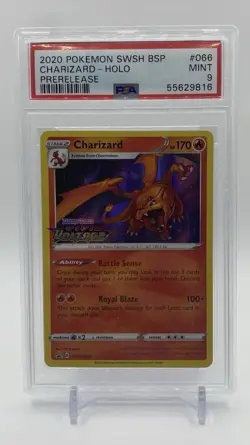 Charizard - (Prerelease) SWSH066 SWSH: Sword & Shield Promo Cards PSA 9 - Image 1