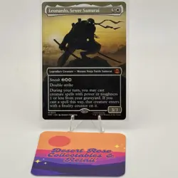 MTG Leonardo, Sewer Samurai 215 Borderless Regular Teenage Mutant Ninja Turtles - Image 1