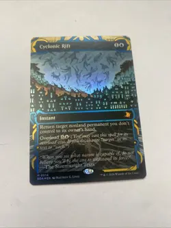 MTG Cyclonic Rift Secrets of Strixhaven: Mystical Archive Borderless Foil!⭐⭐⭐ - Image 1