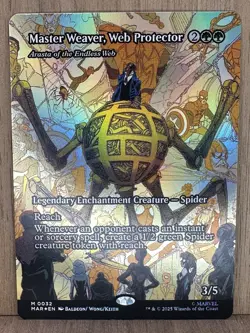 Master Weaver, Web Protector - Arasta of the Endless Web (Borderless) Foil - Image 1