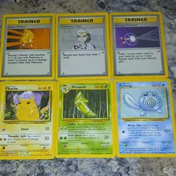 Pokemon TCG Nintendo 36 Card Lot Pikachu Charmander Abra Poliwag Tangela - Image 3