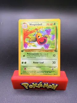 Pokemon Weepinbell 48/64 - NM - 1999 1st Edition Jungle - Uncommon - Image 1