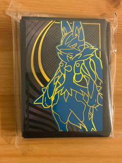 Pokemon TCG Mega Lucario Card Sleeves - 65 ct Sealed - Mega Evolution 2025 - Image 1