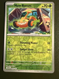 Pokemon TCG Mow Rotom 9/182 Destined Rivals Reverse Holo NM - Image 1