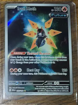 Iron Moth 187/182 Sv04: Paradox Rift Illustration Rare Pokemon TCG - Image 1