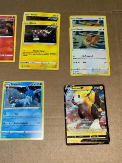 Bundle of 10x Sword & Shield Promo Pokemon Cards TCG No Duplicates Eevee Leafeon - Image 3