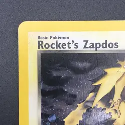 Pokemon Rocket's Zapdos 1st Edition Holo Gym Heroes 15/132 WOTC Vintage 2000 - Image 2