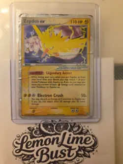 Pokemon Zapdos ex 116/112 EX FireRed & LeafGreen Secret Rare Holo Basic 110 (HP) - Image 1