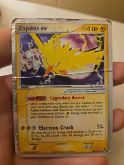 Pokemon Zapdos ex 116/112 EX FireRed & LeafGreen Secret Rare Holo Basic 110 (HP) - Image 2