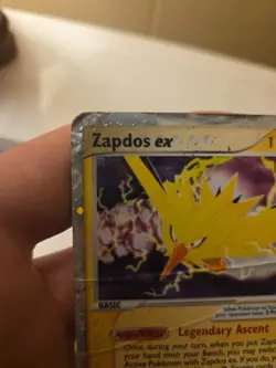 Pokemon Zapdos ex 116/112 EX FireRed & LeafGreen Secret Rare Holo Basic 110 (HP) - Image 3