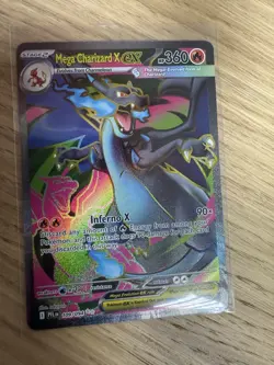 Mega Charizard Ex 109/094 Full Art Phantasmal Flames Pack Fresh NM Pokemon - Image 3
