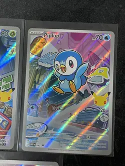 Pokemon 1st Partner Illustration Collections Turtwig #40 Chimchar #41 Piplup #42 - Image 4