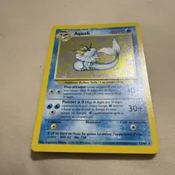 AQUALI VAPOREON FRENCH POKEMON TCG JUNGLE 12/64 HOLO - Image 5