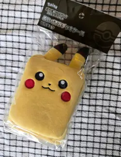 Pokemon Pikachu Plush Deck Box Case Japanese Pokemon Center - Image 1