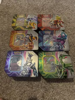 Pokemon Paradox Tins ALL Art Factory Sealed Lot Of 6 - Image 1