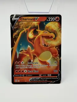 Pokemon TCG Charizard V 017/172 Brilliant Stars Ultra Rare Holo 220HP - Image 1