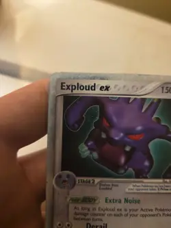 Pokemon Exploud EX #92 Crystal Guardians Holo - Image 3