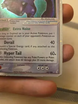 Pokemon Exploud EX #92 Crystal Guardians Holo - Image 5