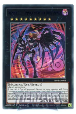 Yugioh Number C40: Gimmick Puppet of Dark Strings LDS3-EN065 Blue Ultra Rare NM - Image 1