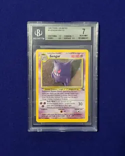 Beckett 7 Gengar Holo #5 Fossil Unlimited 1999 Pokemon - Image 1